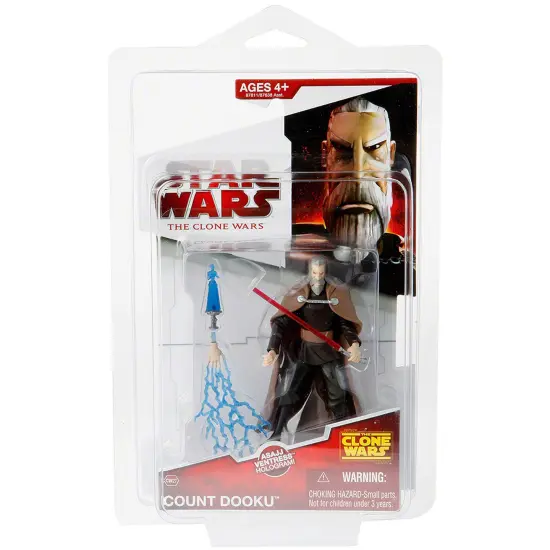 Protech STAR5 Star Case Storage / Display for Smaller 2009-2014 Star Wars Legacy and The Clone Wars Carded Figure, 5.5" W x 8.5" H x 2" D {3}