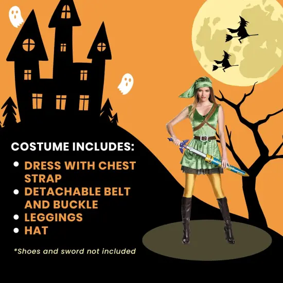 Legend of Zelda Link Women's Costume Adult {7}