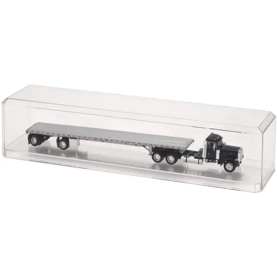 Pioneer Plastics 633C Clear Plastic Display Cases for 1:64 Scale Trucks, 15.625" W x 3.5" D x 3" H (Mailer Box) {3}