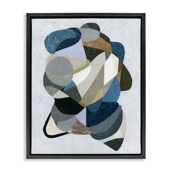 Stupell Industries Fluid Movement Geometrics Floating Frame Design by Coco Good {1}