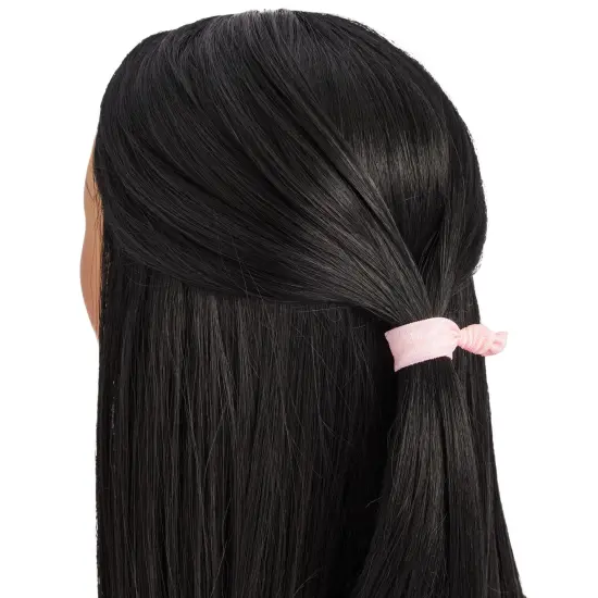 24-Pack Elastic Hair Ponytail Holder for Gender Reveal, Baby Shower Party Favors for Guests (3 Designs, 2 Sizes) Multicolor {3}