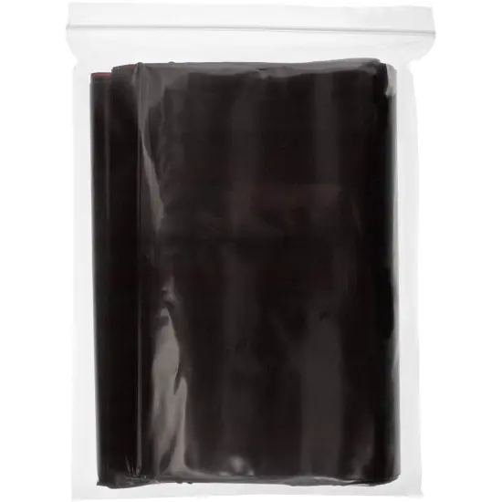 Plymor 8" x 8", 3 Mil Amber UV Zipper Reclosable Plastic Bags {5}