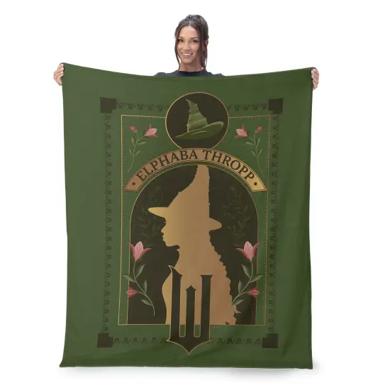 Universal Wicked Silk Touch Throw Blanket Elphaba Thropp {2}