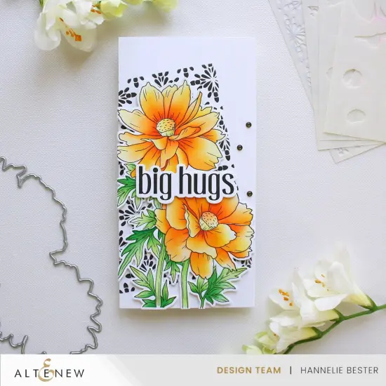 Build-A-Garden: Sulfur Cosmos Add-On Die Set {3}