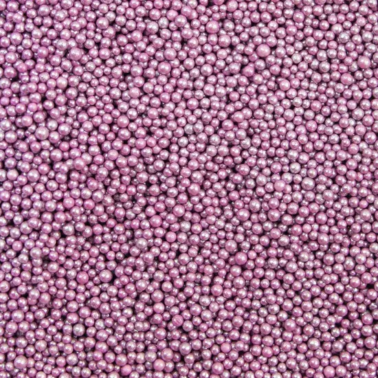 Krazy Sprinkles - Purple Pearl Mini Beads (1/2 Cup, 1x Jar) for Cakes, Ice Cream & Cookies {1}