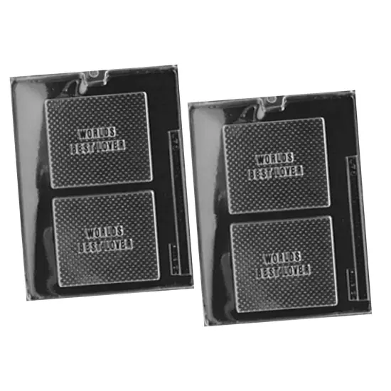 World's Best Lover Card Chocolate Mold for Personalized Gifts {6}
