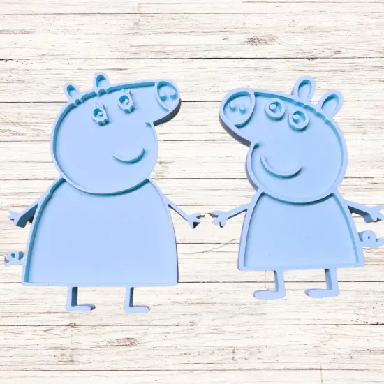 Peppa Pig N Family Cookie Cutters, cookie cutters, Fondant cutters, {6}