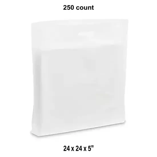 Die Cut Handle Bags - 24 x 24 x 5" for Retail White {1}