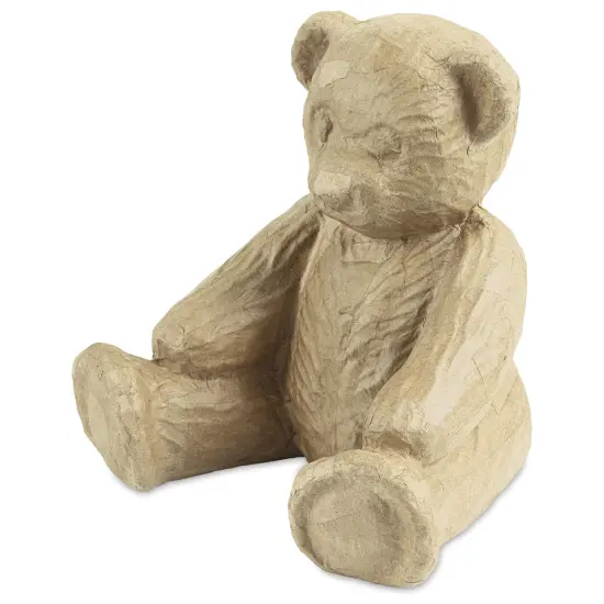 DecoPatch Large Paper Mache Animal - Teddy Bear {1}