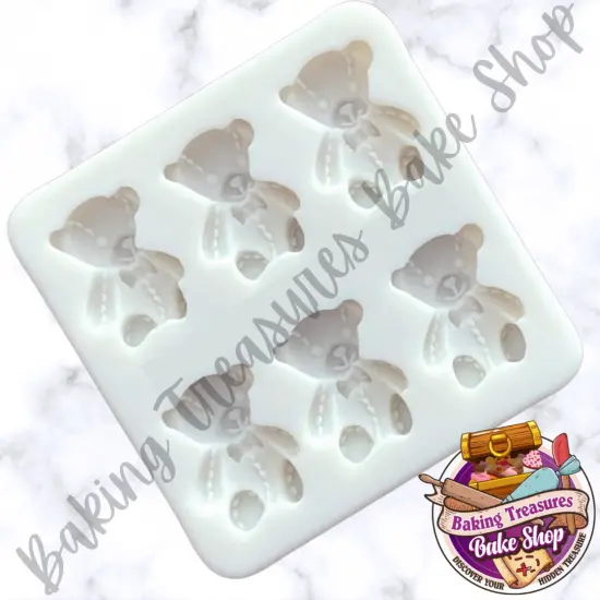 Sitting Bear Set Silicone Mold {2}