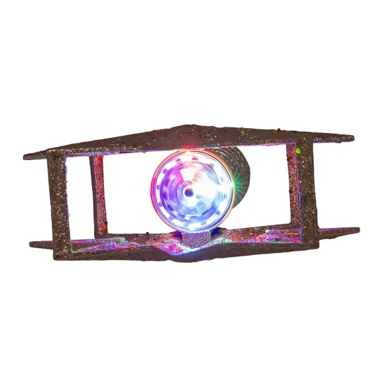 Kurt Adler 13.4 Inch Gold Glitter Polaris Projector Tree Topper {5}