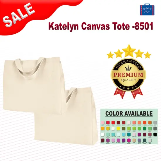 Liberty Bags&reg; Katelyn Canvas Tote NATURAL {2}