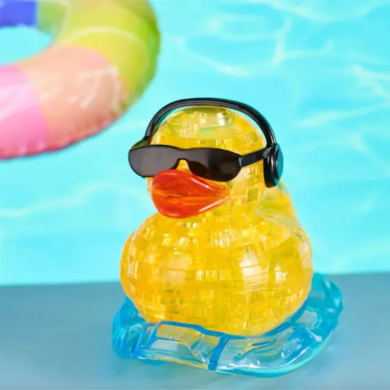 BePuzzled 3D Crystal Puzzle-Yellow Rock'n Duck {5}