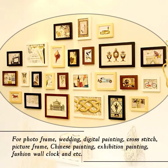 160Pcs Picture Hangers Kit, Including 80Pcs Black Sawtooth Picture Frame Hanging Hangers Double Hole and 80Pcs Photo Frame Turn Button with Screws Perfect for Home Decoration - Black {3}