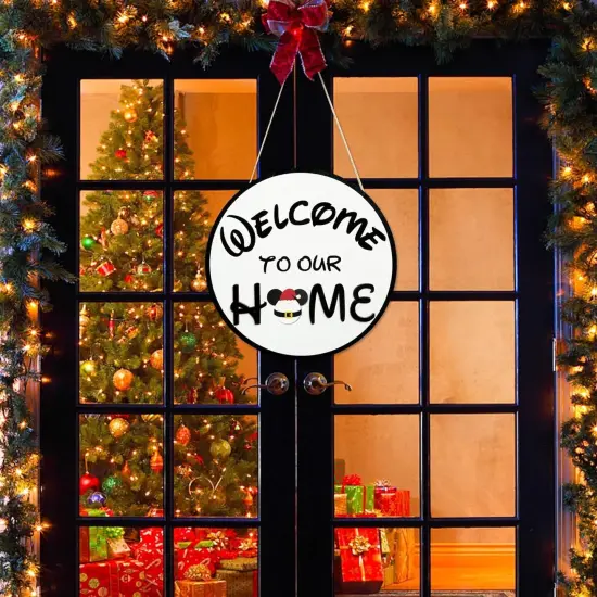 19Pcs Cute Mouse Interchangeable Seasonal Welcome Door Sign for Front Door Decor {5}