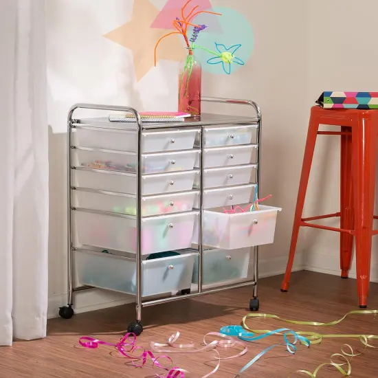 Rolling Storage Cart and Organizer - 12 {2}