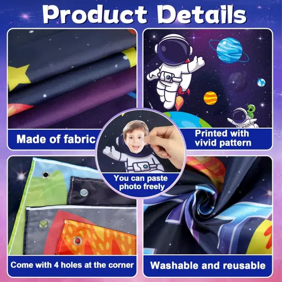 Welcome Back to School Door Cover Banner Outer Space Classroom Decoration {3}