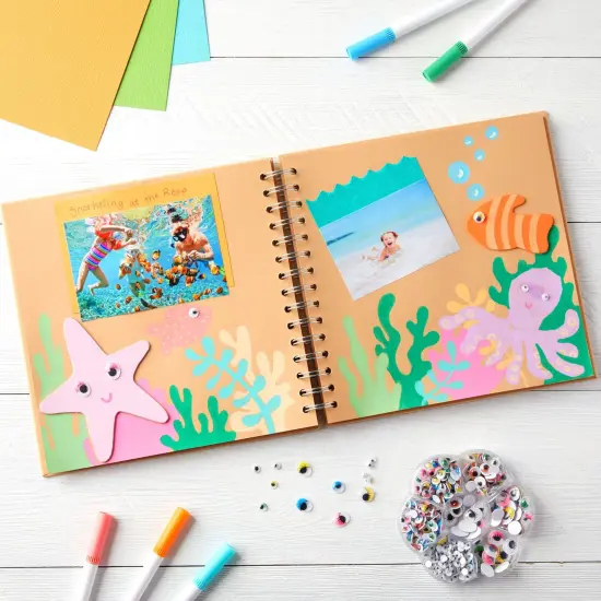 500 Pack Googly Eyes Self Adhesive for Crafts, Multi Colors and Sizes, Sticker Wiggle Eyes for DIY (3 Designs, 7 Sizes) Multicolor {2}