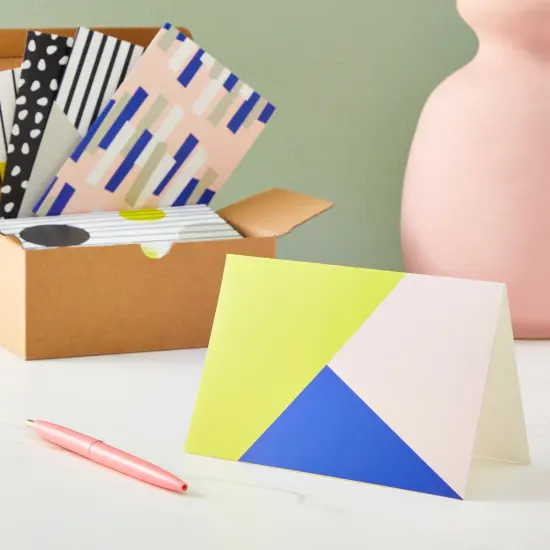 48 Pack Blank Greeting Cards with Envelopes for All Occasions, 6 Geometric Designs (4 x 6 In) Multicolor {3}