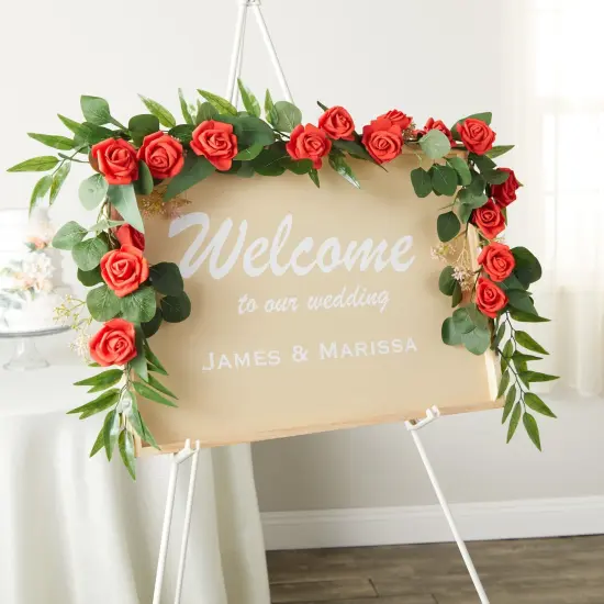 Juvale 100 Pack Red Artificial Flowers - 3 Inches, Fake Carnations for Wedding, Bridal Shower & Valentine's Day Decorations, Arts and Crafts {5}