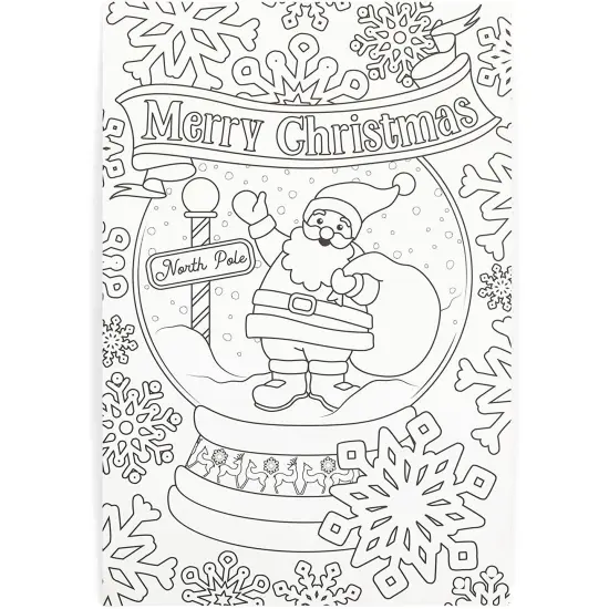 36 Pack Blank 4x6 inch Christmas Postcards for Kids Coloring, Crafts, Xmas, Holiday Fun with Family and Friends Letter to Santa, Write Personalized Wishlist Note Cards to Santa Mailbox White {5}