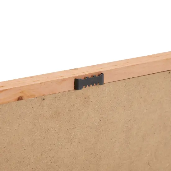 Wooden Rustic Kitchen Wall Decor Sign, This Kitchen Always Open Never Closes (16 x 8 In) Brown {5}