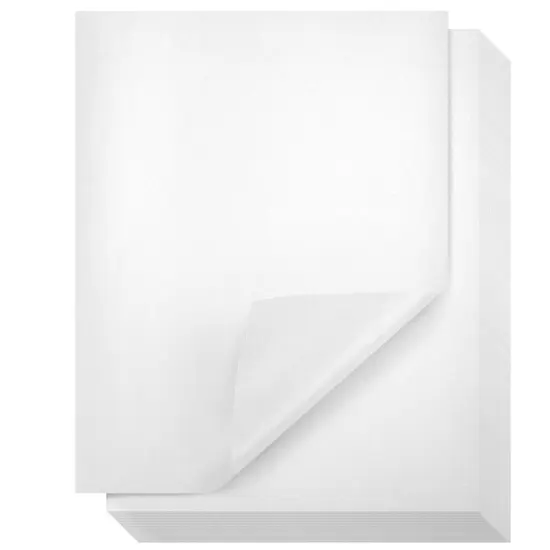 96 Sheets White Metallic Shimmer Paper for Printer, Letter Size Double Sided for Invitations, Crafts (110gsm, 8.5 x 11 In) {1}