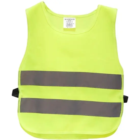 Kids Reflector Vest - 2-Pack High Visibility Vests, Reflective Vests for Outdoor Night Activities or Construction Worker Costume, For Ages 3-14 Yellow {4}