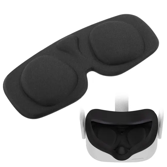 Insten VR Lens Protector Cover For Oculus Quest 2 VR Headset Lens Protective Soft Pad, Anti-Dust Anti-Scratch, Black 1-Pack {1}