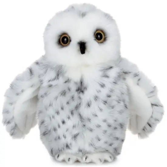 Bearington Collection Drift The Snowy Owl Plush, Owl Stuffed Animal, 8 Inch, For Ages 0-14 White {1}