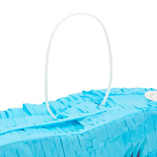 Shark Pinata, Ocean-Themed Fish Pinata, Shark Birthday Decorations, Under the Sea Party Decor (Small, 3.2" x 7" x 16.5"), For Ages 3+ {7}