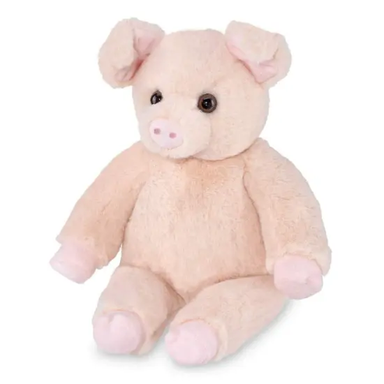 Bearington Oinkers Soft Plush Pig Stuffed Animal, 15 Inches Pink {1}
