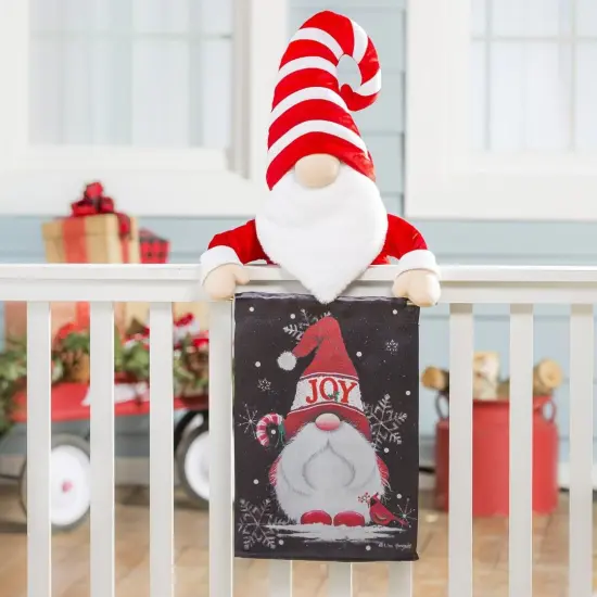 Joy Gnome Christmas Garden Flag 2 Sided {3}