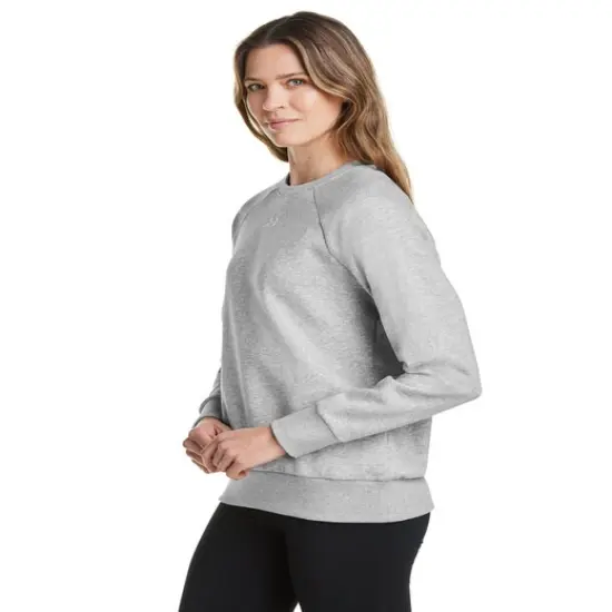 Under Armour&reg; Ladies' Rival Fleece Sweatshirt Mid nvy/ wht {4}