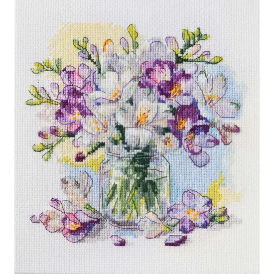 Abris Art The First Bouquet Counted Cross-Stitch Kit Multi {1}