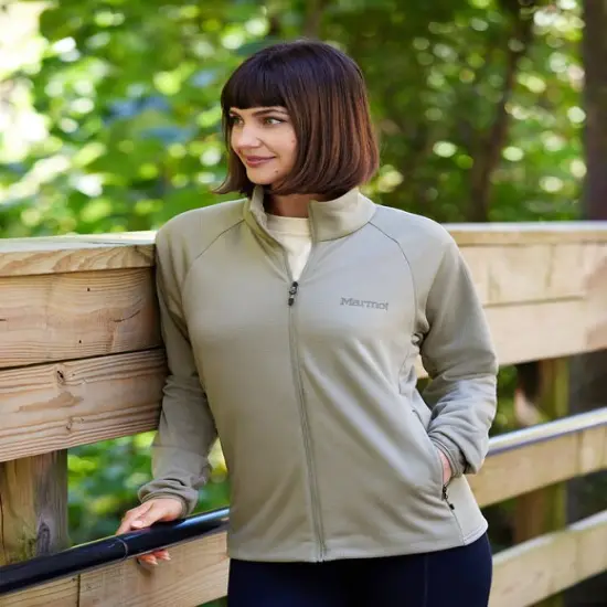 Marmot&reg; Ladies' Leconte Fleece Jacket Vetiver {4}
