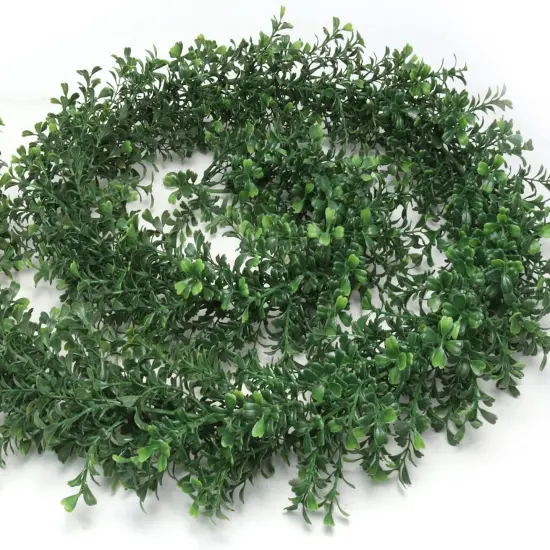 Lush 9' Boxwood Garland - Set of 6 - 760 Tips for Fullness - Ideal for Christmas Decor & Year-Round Greenery - Artificial & Realistic, Floral Home by Artificial Flowers {4}