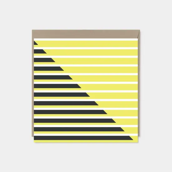 Modern Stripe Square Card {1}