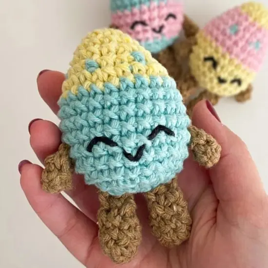 DIY Crochet Kit Happy Hoppy Easter Eggs PAK286 {6}