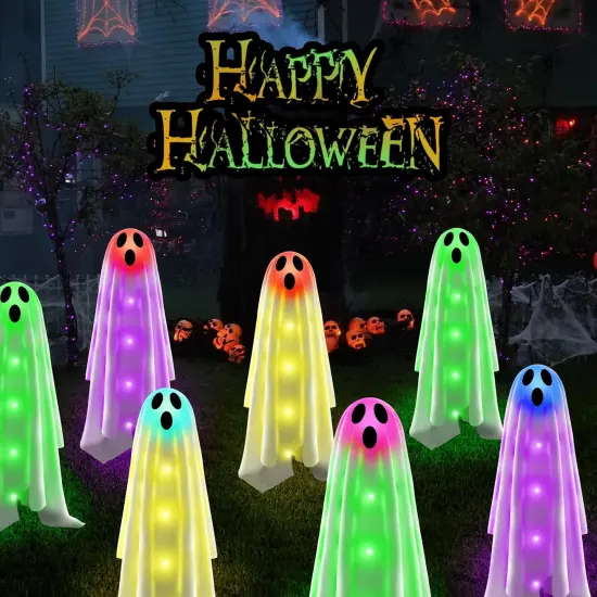 6PACKS Halloween Ghost Decorations {2}
