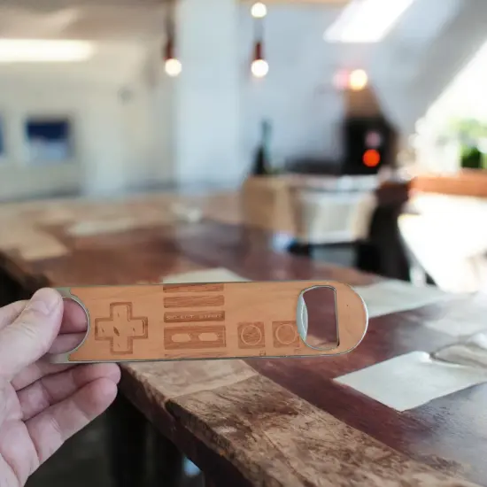 Wooden Bottle Opener - Controller {3}