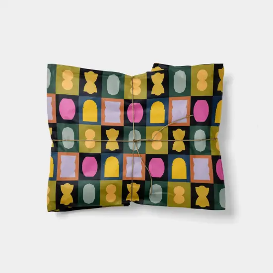 Neo Shape Patchwork Gift Wrap III {1}