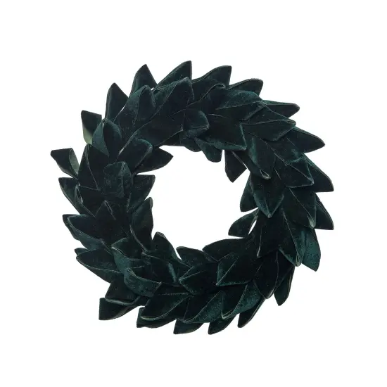 Velvet Emerald Green Wreath {1}