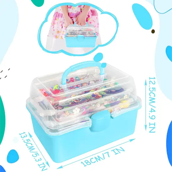 2500+PCS Arts and Crafts Supplies for Kids - Blue {2}