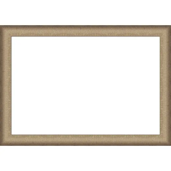 Elegant Brushed Bronze Framed Dry Erase Magnetic Board {1}