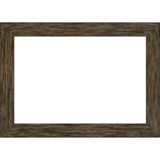 Fencepost Framed Dry Erase Magnetic Board Brown {6}