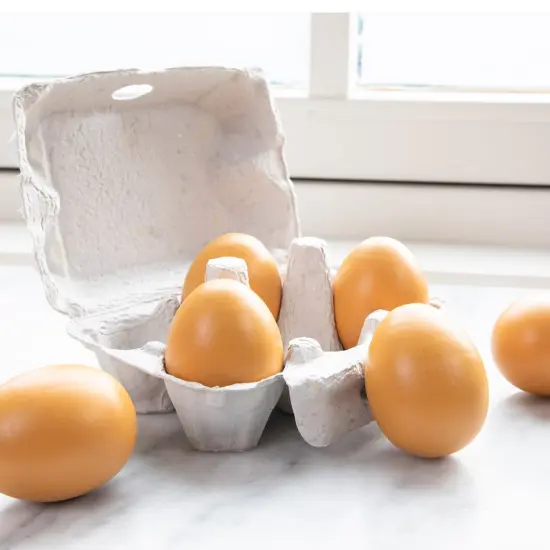 New Classic Toys Wooden Eggs 6-Pack {2}