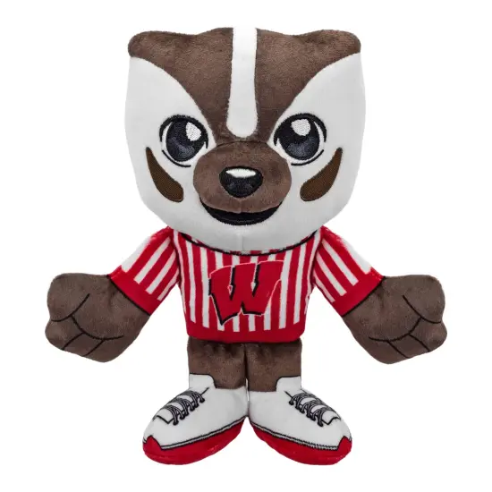 Bleacher Creatures Wisconsin Badgers Bucky Badger 8" Mascot Kuricha Plush {3}