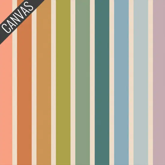Summer Stripe Canvas in Multi (c99312) | Slow Summer | Suzy Quilts | Art Gallery {1}