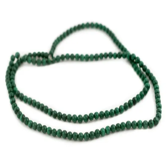 The Bead Chest Round Malachite Beads (5mm) {3}